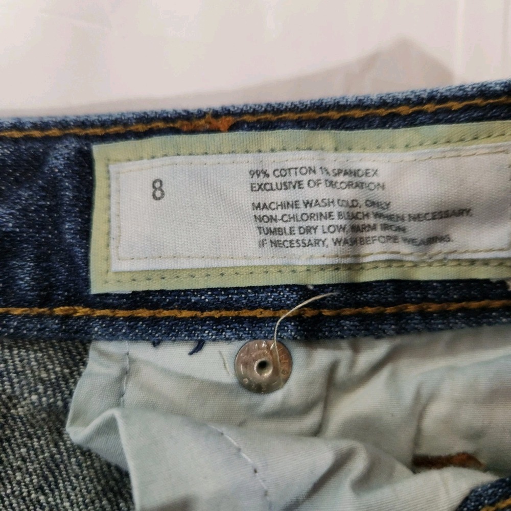 Ann Taylor LOFT Jeans Womens Size 16 Slim Fit Dark Wash Denim - Picture 7 of 8